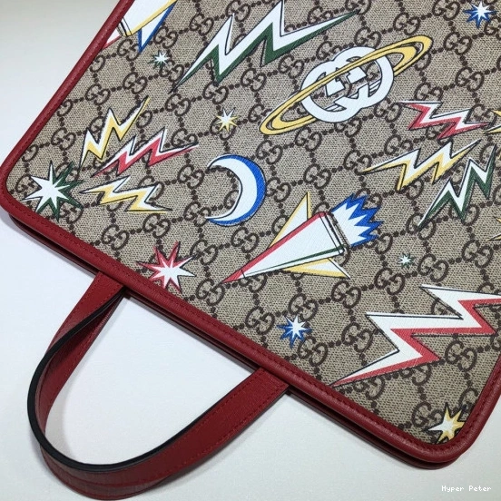 Hyper Peter GG tote space print Children's GUCCI bag 0709